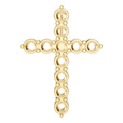 Cross Pendant - Round 2.6mm