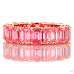Pink Diamond Eternity Band-Dileti