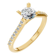 Solitaire Ring - Round 5mm