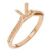 Solitaire Ring - Round 5mm