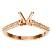 Solitaire Ring - Round 5mm