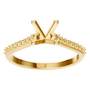 Solitaire Ring - Round 5mm