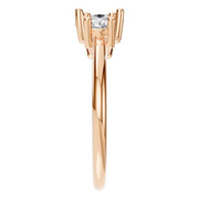 Three Stone Ring - Oval 6x4mm