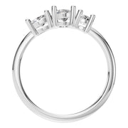 Three Stone Ring - Oval 6x4mm