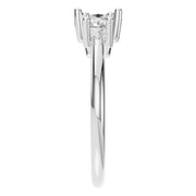 Three Stone Ring - Oval 6x4mm