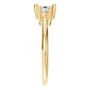 Three Stone Ring - Oval 6x4mm