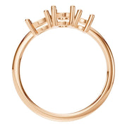 Three Stone Ring - Oval 6x4mm