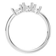 Three Stone Ring - Oval 6x4mm