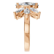 Seven Stone Ring - Oval 10.3x7mm