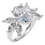 Seven Stone Ring - Oval 10.3x7mm