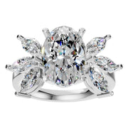 Seven Stone Ring - Oval 10.3x7mm