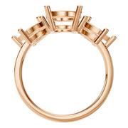 Seven Stone Ring - Oval 10.3x7mm