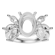 Seven Stone Ring - Oval 10.3x7mm