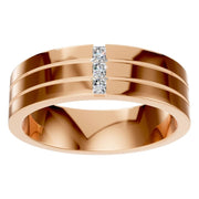 Three Stone Ring - Princess 1.8mm