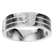 Three Stone Ring - Princess 1.8mm