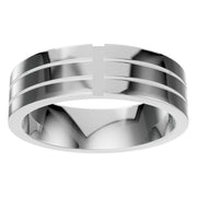 Three Stone Ring - Princess 1.8mm