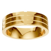 Three Stone Ring - Princess 1.8mm