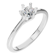 Solitaire Ring - Round 4.3-5mm