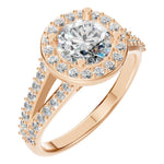 RI-2542 Rose Gold Ring SET - Main View