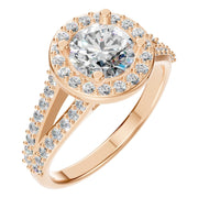 RI-2542 Rose Gold Ring SET - Main View
