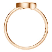 Solitaire Bezel Ring - Marquise 7.1x3.6mm