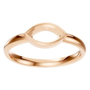 Solitaire Bezel Ring - Marquise 7.1x3.6mm