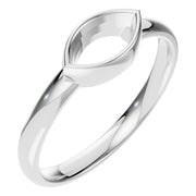 Solitaire Bezel Ring - Marquise 7.1x3.6mm