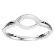 Solitaire Bezel Ring - Marquise 7.1x3.6mm
