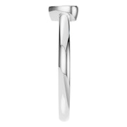 Solitaire Bezel Ring - Pear 4.1x2.7mm