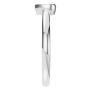Solitaire Bezel Ring - Pear 4.1x2.7mm