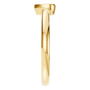 Solitaire Bezel Ring - Pear 4.1x2.7mm