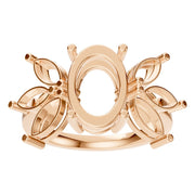 Fancy Multi Stone Ring - Oval 10.3x7mm