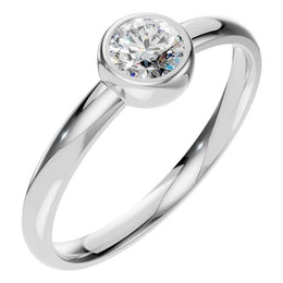 Round Bezel Ring