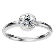 Solitaire Ring - Round 5.00mm