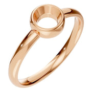 Solitaire Ring - Round 5.00mm