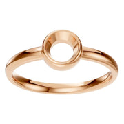 Solitaire Ring - Round 5.00mm