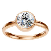 Solitaire Ring - Round 6.5mm