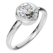 Solitaire Ring - Round 6.5mm