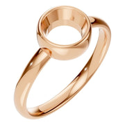 Solitaire Ring - Round 6.5mm