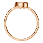 Solitaire Ring - Round 6.5mm