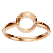 Solitaire Ring - Round 6.5mm
