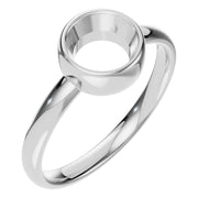 Solitaire Ring - Round 6.5mm