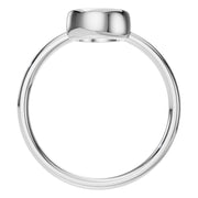 Solitaire Ring - Round 6.5mm