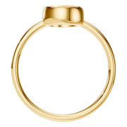 Solitaire Ring - Round 6.5mm