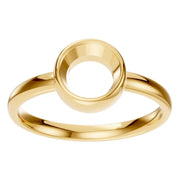 Solitaire Ring - Round 6.5mm