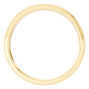 D-Shape Wedding Band - 4mm