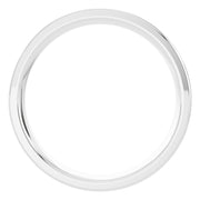 D-Shape Wedding Band - 5mm