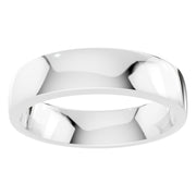 D-Shape Wedding Band - 5mm