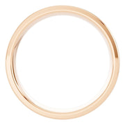 D-Shape Wedding Band - 6mm