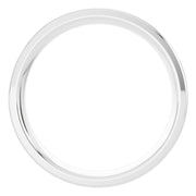 D-Shape Wedding Band - 6mm